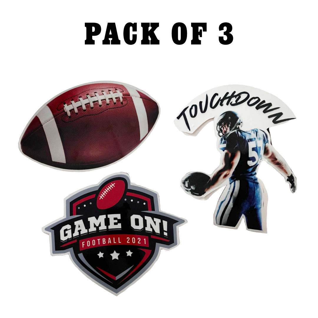 Football Charms, Easy Install/Remove