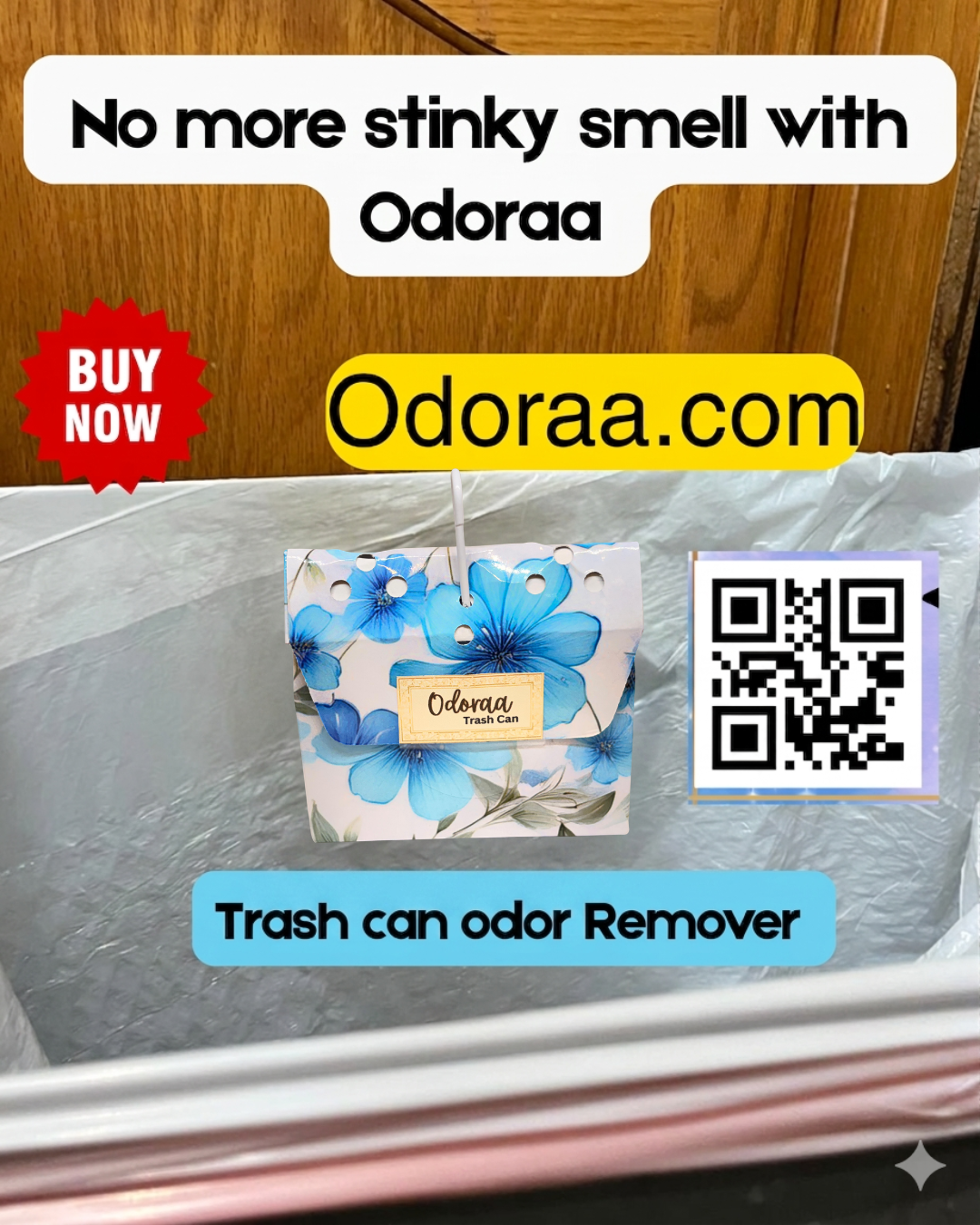 Odoraa -Kitchen Odor Absorber | Solar Rechargeable | Long-Lasting Up to 3months | Eco-Friendly Naturally freshens kitchen and Restrooms with Odoraa Essentials(pack of 2)