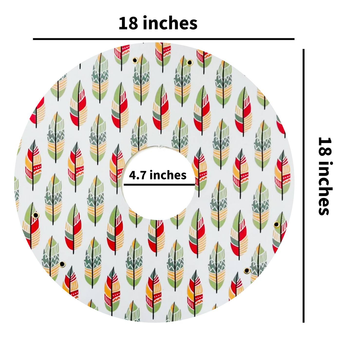 Reflective/ Night Glow Pattern: 18 inches