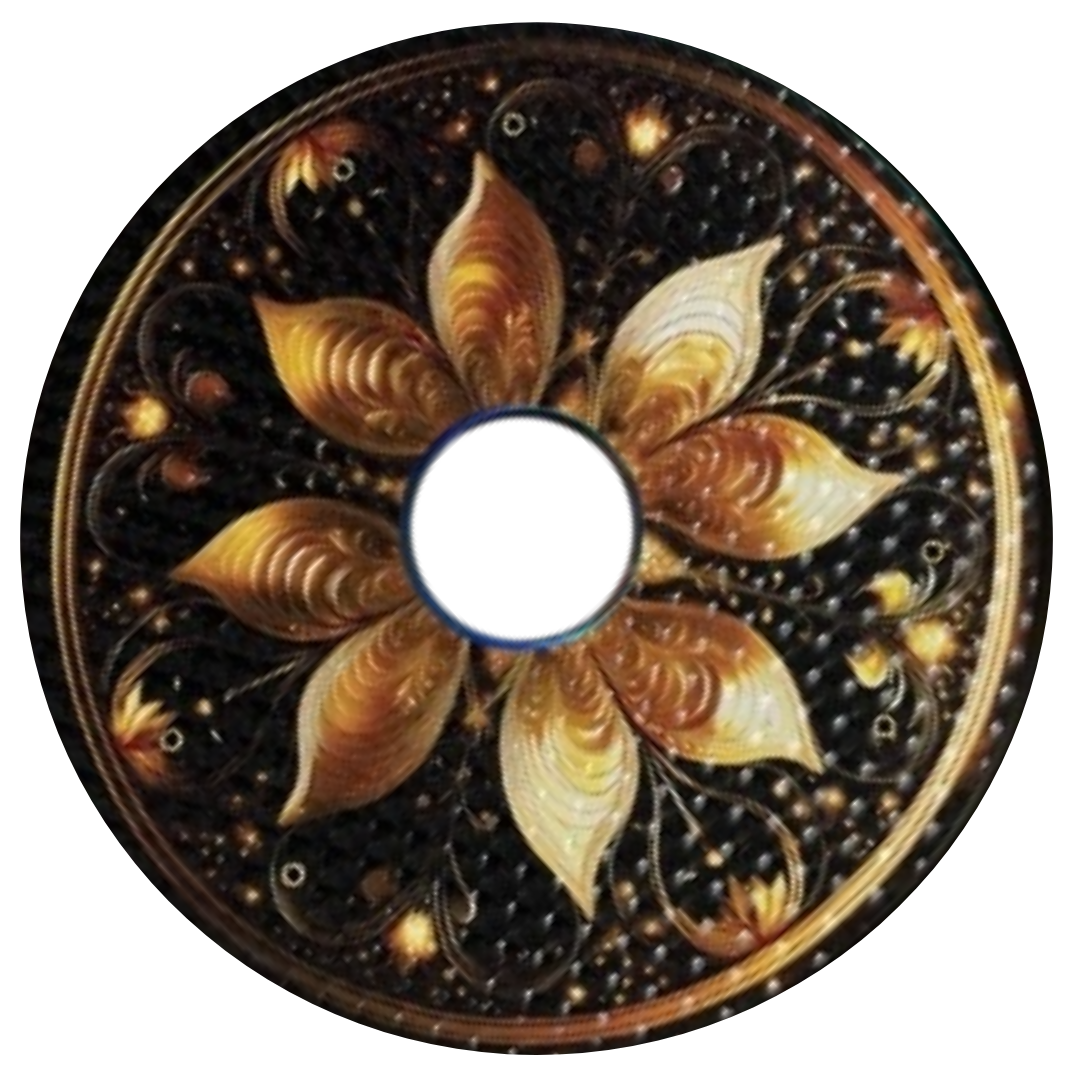 3D Golden wheel
