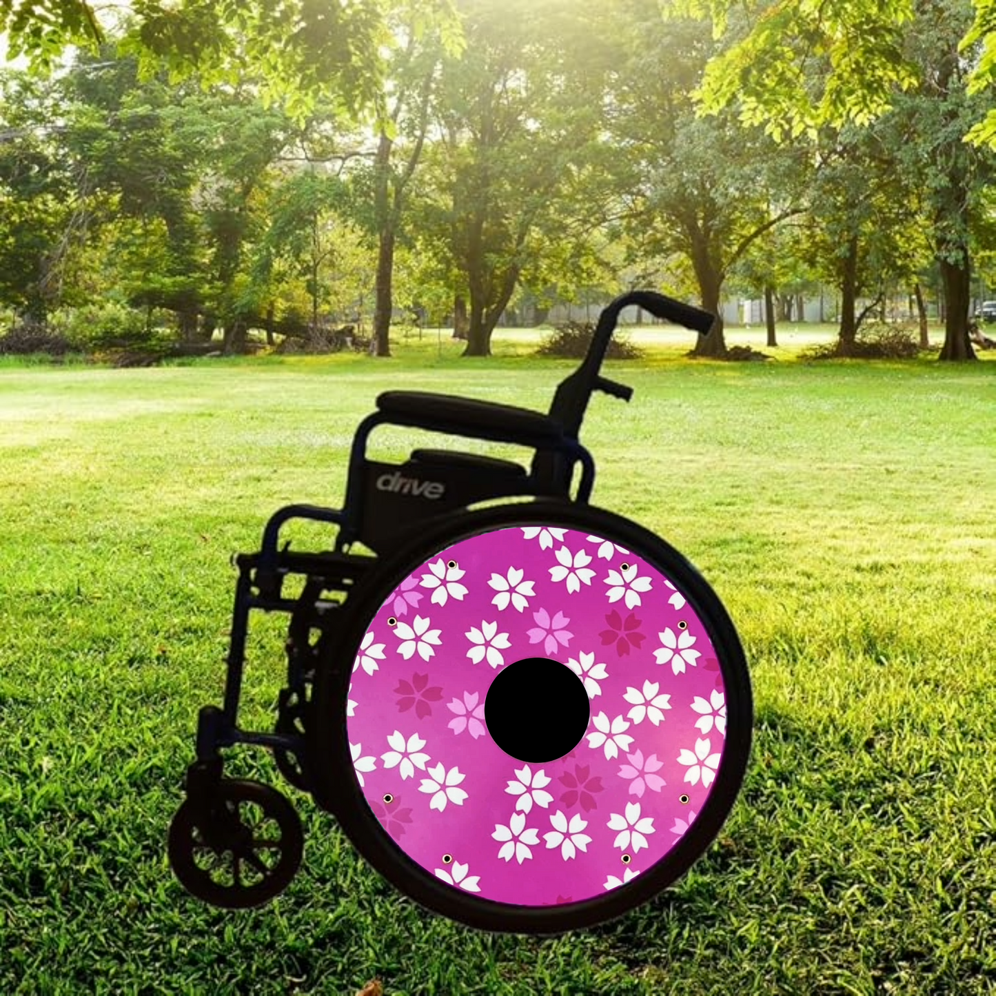 Floral pattern: 18 inches