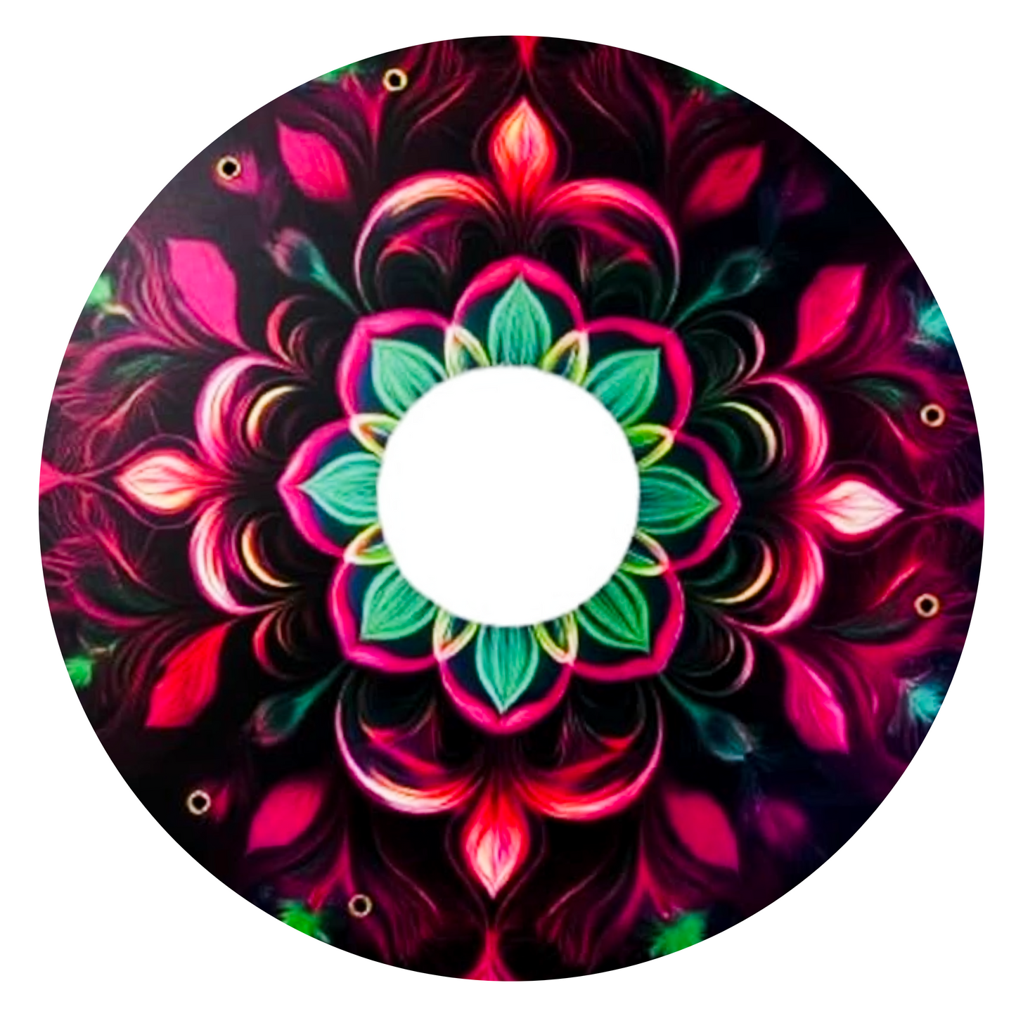 Wicked Pink and Green: 18 inches