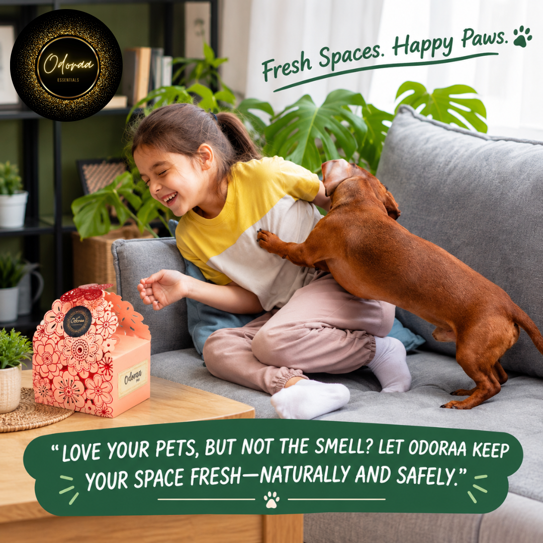 Odoraa -Pet Odoraa | Pet Odor Eliminator for Homes with Pets | Odor Absorber | Solar Rechargeable & Eco-Friendly | 3.5oz (Pack of 6)